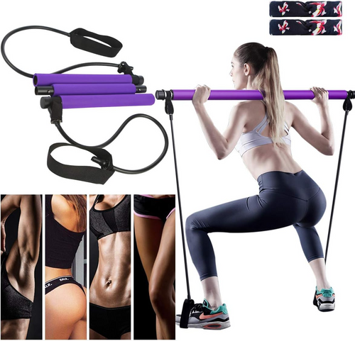 Kit Pilates con barra + Guia de ejercicios l Envío gratis