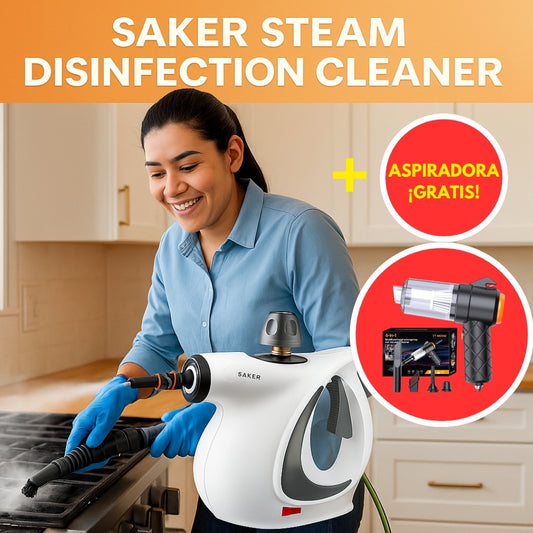 Sakerplus Steam Disinfection Cleaner™ – Limpieza a Vapor Portátil + Aspiradora Portátil YT-M2041