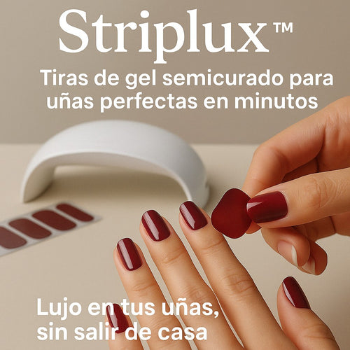 Striplux™ –  22 Tiras de Gel Semicurado para Uñas Perfectas en Minutos