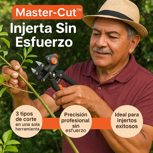 ✂️ Master‑Cut – Tijera 2 en 1 para Poda y Injertos