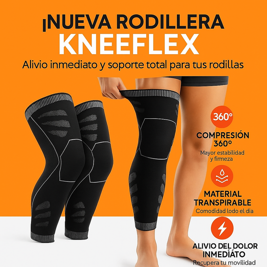 KneeFlex™ Rodillera de Soporte y Compresión  Muscular.