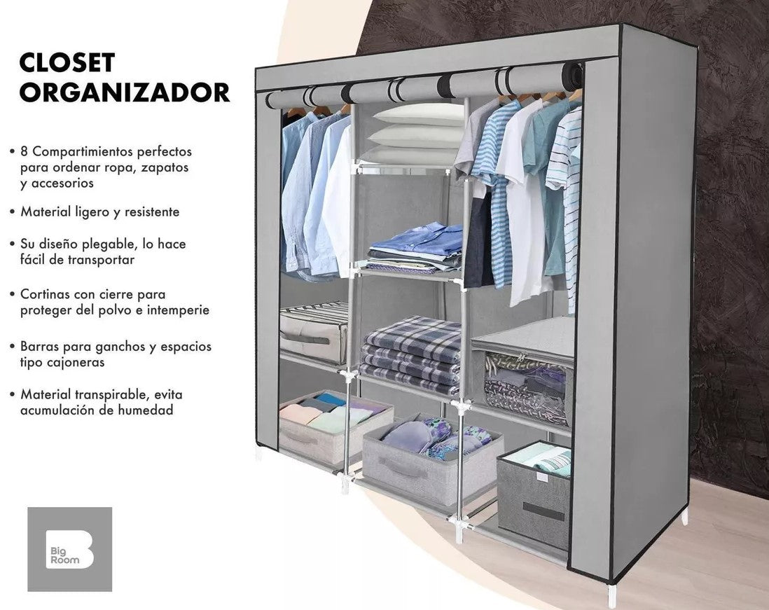 Closet portátil AMPLIO Y ELEGANTE + Envío Gratis