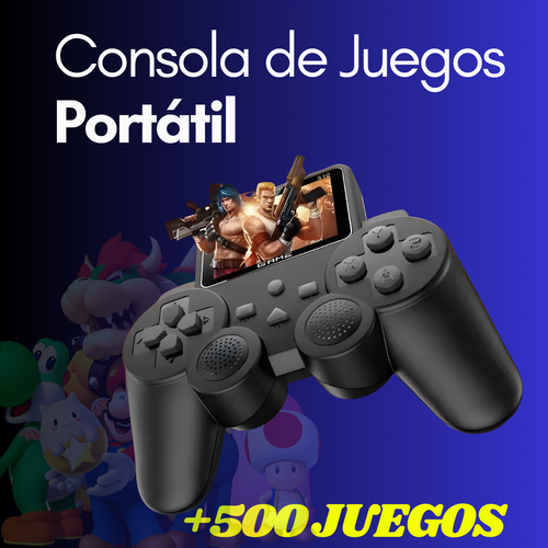 Consola portatil 500 JUEGOS para 2 jugadores + Envío gratis