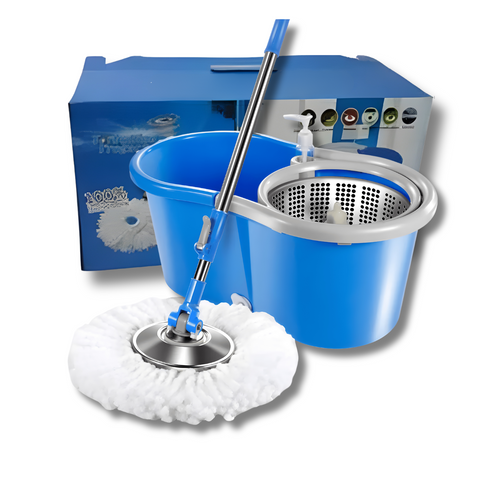 Trapero Giratorio 360º + Balde Escurridor + 2 mopas + Envío gratis