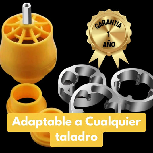 Juego de Troqueles para Roscar Tuberias - Se adapta a cualquier Taladro