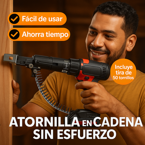 ScrewAuto™ Adaptador de Atornillado Automático + tira de 50 tornillos