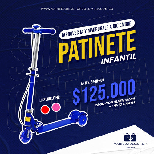 Monopatines para niños y niñas