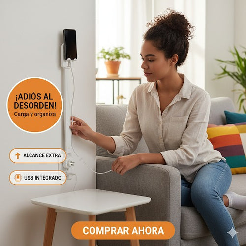 Voltiflex™: La Solución Compacta y Moderna Para Cargar En Cualquier Espacio!