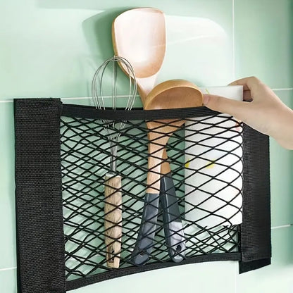 PACK 3 Bolsas de Malla para Almacenamiento de Bolsas de Plástico