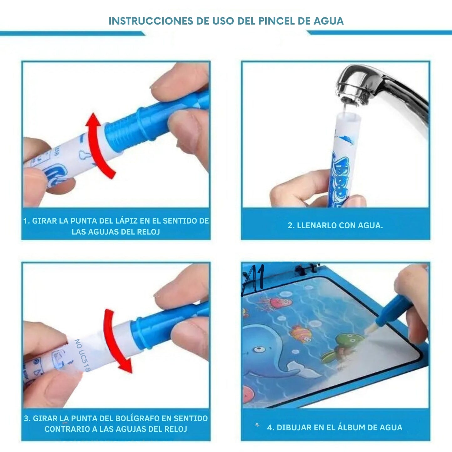 MagicWater® Libro educativo de agua