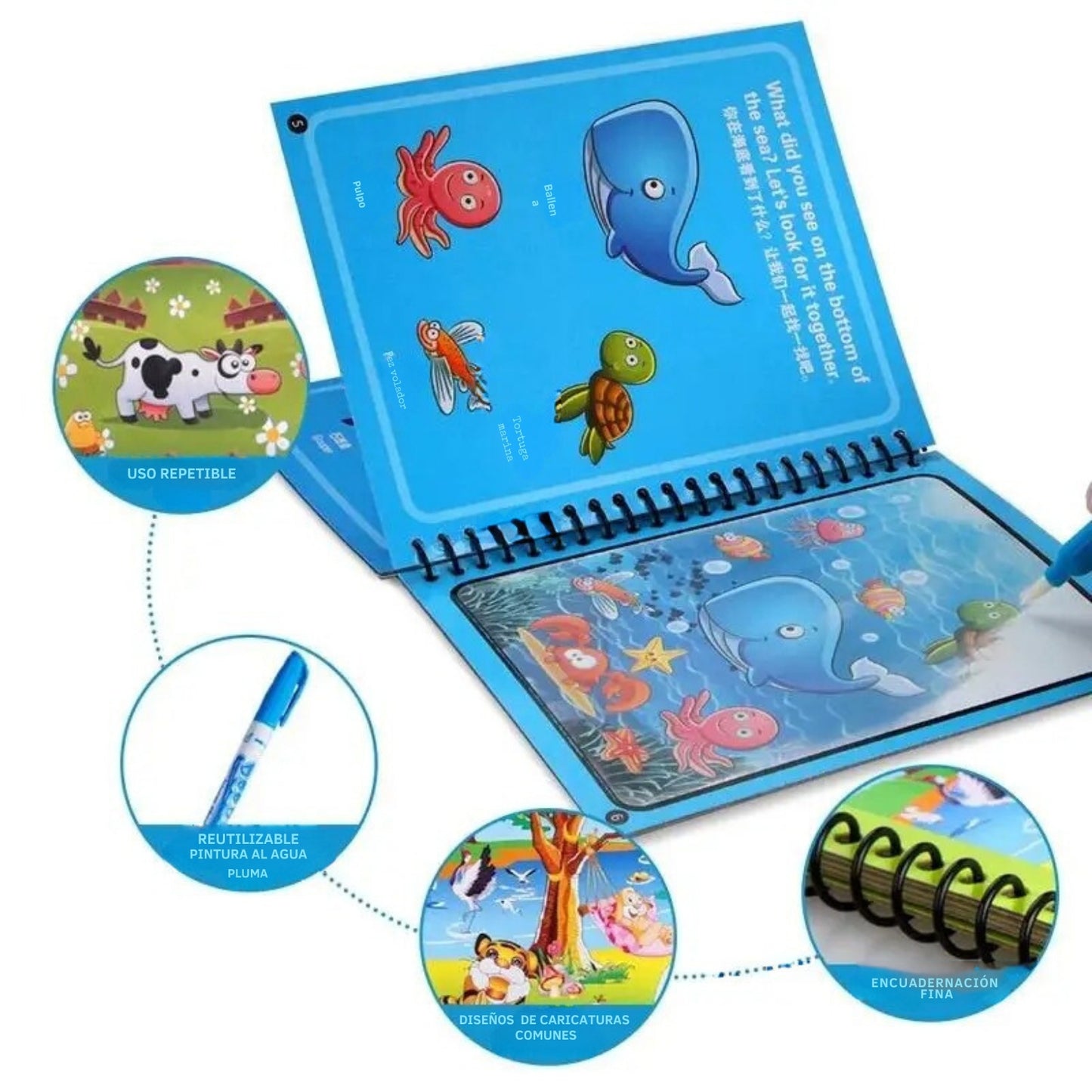 MagicWater® Libro educativo de agua