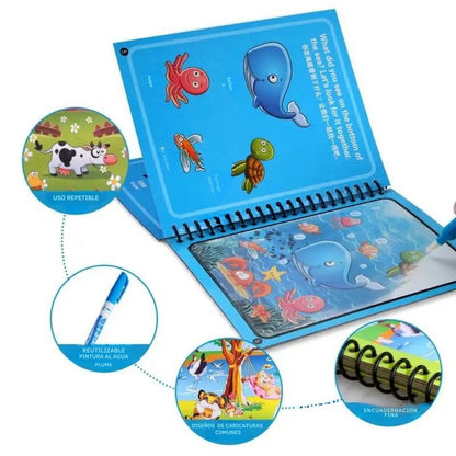 MagicWater® Libro educativo de agua