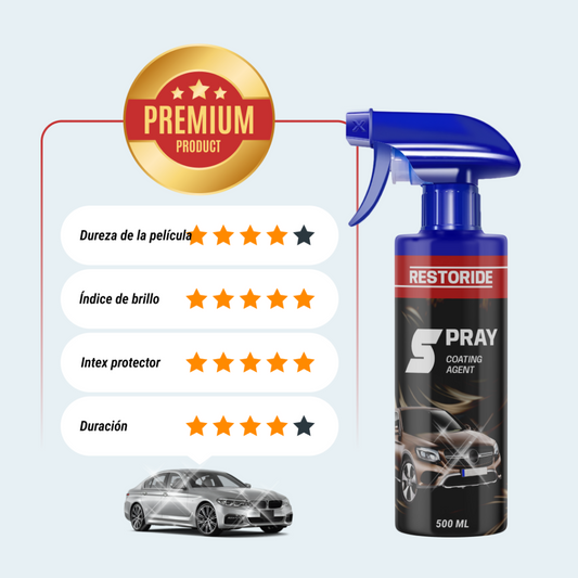 RESTORIDE™ Spray con ptotección Ultra Avanzada para automoviles