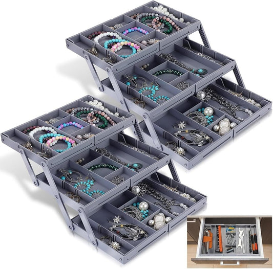 FlexiDrawer™ Organizador de Cajones Inteligente de Varios Niveles