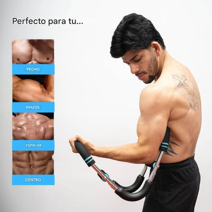 Mr Sculpt™ Gorilla Bar – Barra De Resistencia De Alta Potencia Para Pecho, Brazos Y Espalda