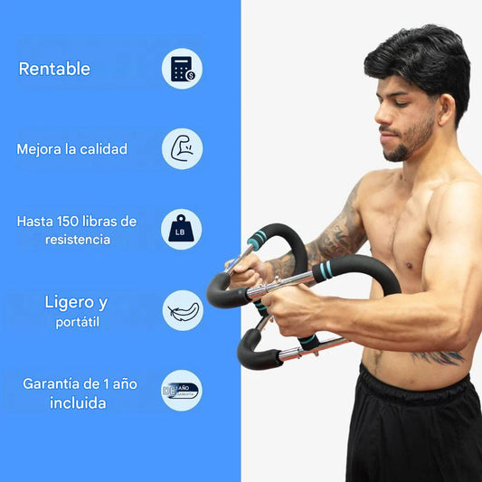 Mr Sculpt™ Gorilla Bar – Barra De Resistencia De Alta Potencia Para Pecho, Brazos Y Espalda