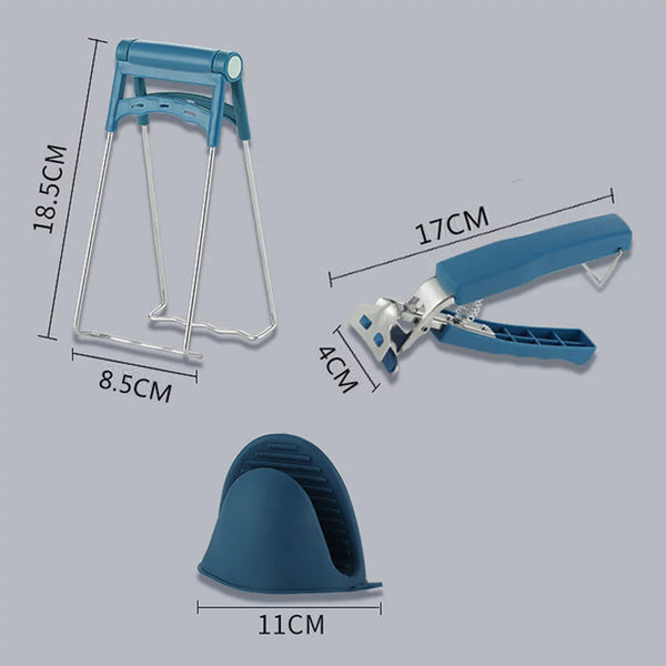 SafeCook™ – Kit Profesional AntiCalor Set de 3 Accesorios Termoaislantes para Recipientes Calientes